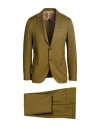 Lardini Man Suit Military Green Size 40 Wool