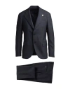 Lardini Man Suit Navy Blue Size 44 Wool
