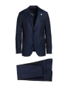Lardini Man Suit Navy Size 42 Wool