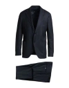 Lardini Man Suit Navy Size 44 Wool, Cashmere, Elastane