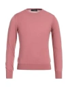 Lardini Man Sweater Antique Rose Size 36 Wool In Pink