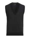 Lardini Man Sweater Black Size Xl Wool, Alpaca Wool, Polyamide In Black
