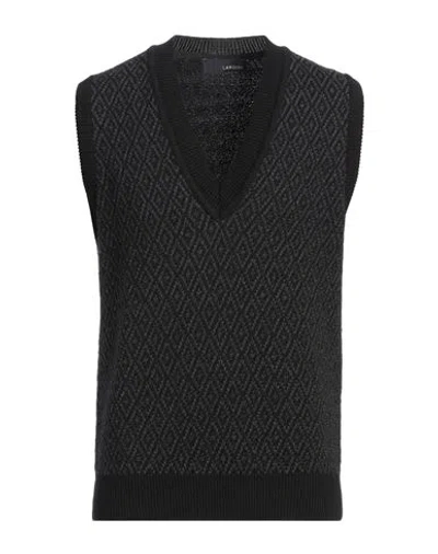Lardini Man Sweater Black Size Xl Wool, Alpaca Wool, Polyamide