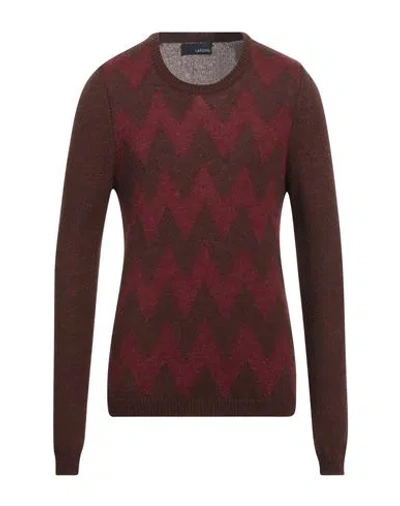 Lardini Man Sweater Brown Size Xl Acrylic, Alpaca Wool, Wool