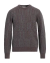Lardini Man Sweater Charcoal Size L Wool, Cashmere In Grey