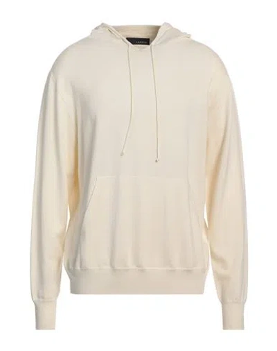 Lardini Man Sweater Cream Size Xxl Wool, Silk, Cashmere In Neutral