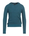 Lardini Man Sweater Deep Teal Size M Alpaca Wool, Nylon, Wool