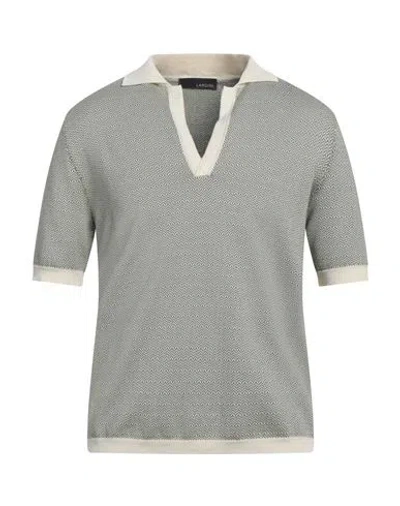 Lardini Man Sweater Green Size 46 Cotton