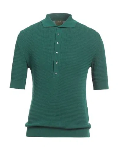 Lardini Man Sweater Green Size Xl Cotton