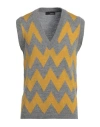 Lardini Man Sweater Grey Size M Acrylic, Alpaca Wool, Wool In Grey