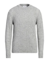 Lardini Long-sleeve Crew-neck Sweater In Beige
