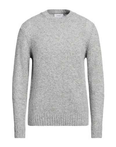 Lardini Long-sleeve Crew-neck Sweater In Grey