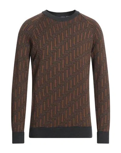 Lardini Man Sweater Grey Size M Wool, Acrylic