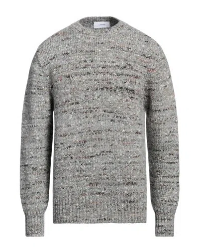 Lardini Man Sweater Grey Size M Wool, Alpaca Wool, Silk