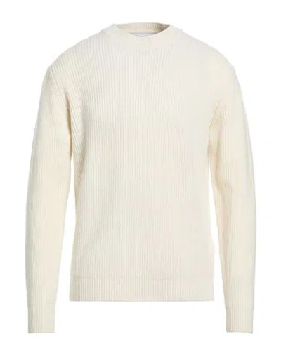 Lardini Man Sweater Ivory Size Xl Wool, Cashmere In Neutral