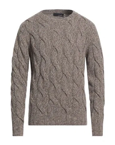 Lardini Man Sweater Khaki Size S Alpaca Wool, Wool In Beige