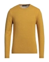 Lardini Man Sweater Mustard Size M Acrylic, Alpaca Wool, Wool In Yellow