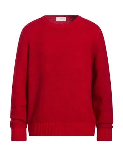 Lardini Man Sweater Red Size M Baby Alpaca Wool, Polyamide, Wool