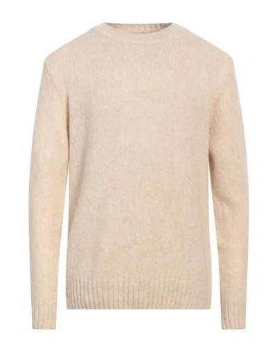 Lardini Man Sweater Sand Size Xl Alpaca Wool, Nylon, Wool In Neutral