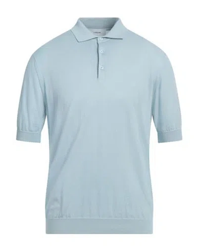 Lardini Man Sweater Sky Blue Size Xxl Cotton