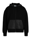 Lardini Man Sweatshirt Black Size S Viscose, Elastane