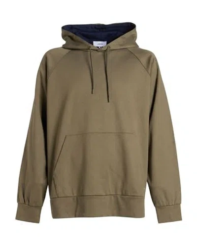 Lardini Man Sweatshirt Military Green Size Xxl Viscose In Brown
