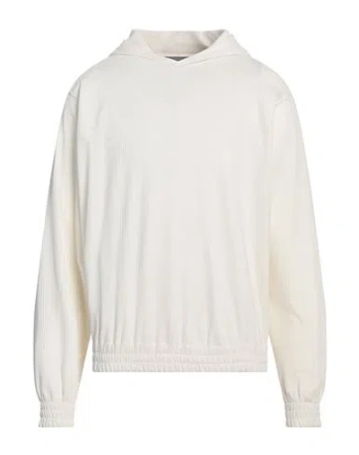 Lardini Man Sweatshirt Off White Size M Viscose, Polyamide, Polyester, Elastane