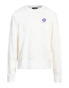 Lardini Man Sweatshirt Off White Size S Cotton In Off White