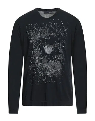 Lardini Man T-shirt Black Size Xxl Cotton