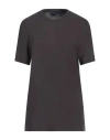 Lardini Man T-shirt Dark Brown Size 38 Cotton