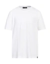 Lardini Man T-shirt White Size 46 Cotton