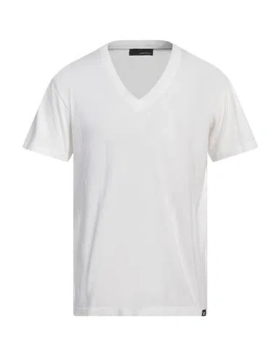 Lardini Man T-shirt White Size L Cotton