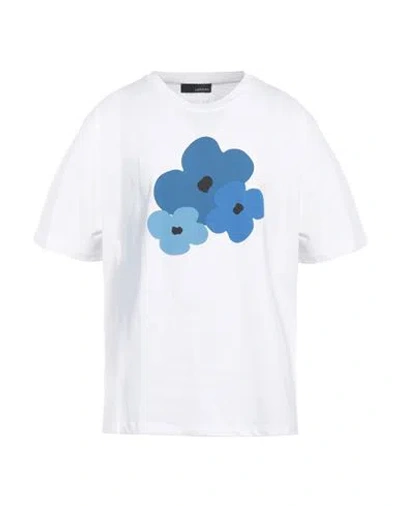Lardini Man T-shirt White Size Xl Cotton