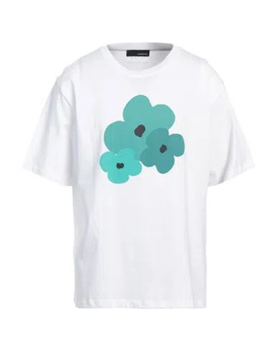 Lardini Man T-shirt White Size Xl Cotton