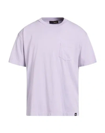 Lardini Man T-shirt Lilac Size L Cotton In Purple