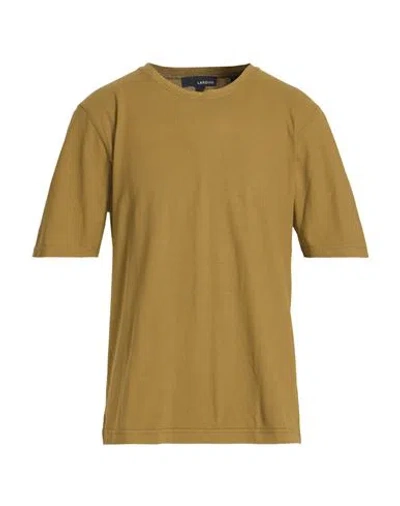 Lardini Man T-shirt Military Green Size Xl Cotton In Multi