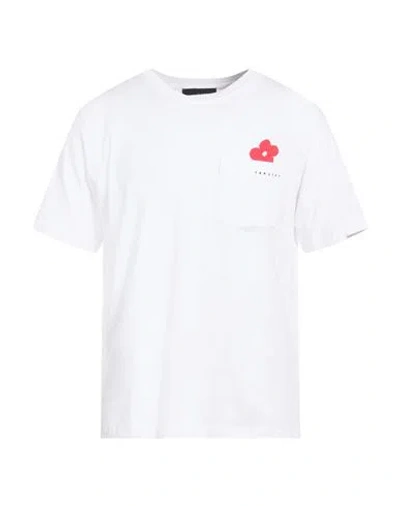 Lardini Man T-shirt White Size M Cotton In Multi