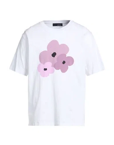 Lardini Man T-shirt White Size M Cotton