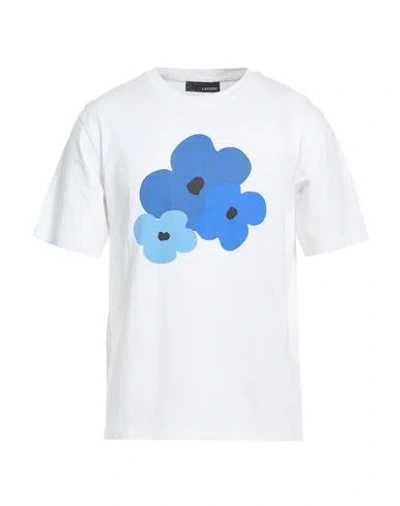 Lardini Man T-shirt White Size S Cotton In Multi