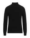 Lardini Man Turtleneck Black Size 38 Wool