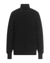 Lardini Man Turtleneck Black Size 44 Wool