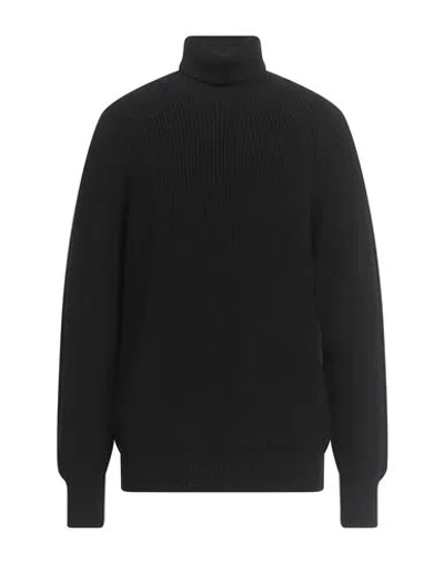 Lardini Man Turtleneck Black Size 44 Wool