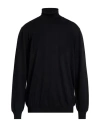 Lardini Man Turtleneck Black Size 46 Wool