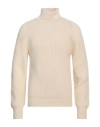 Lardini Man Turtleneck Ivory Size 40 Wool In White