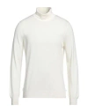 Lardini Man Turtleneck Ivory Size 40 Wool In White