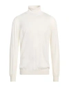 Lardini Man Turtleneck Ivory Size 46 Wool