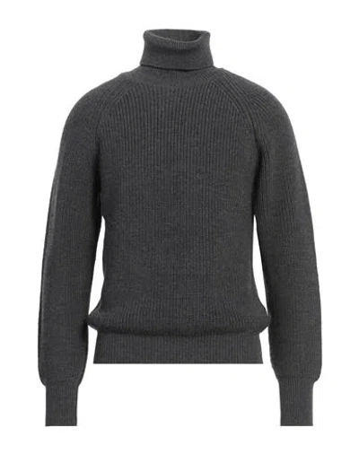 Lardini Man Turtleneck Lead Size 46 Wool In Gray