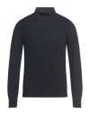 Lardini Man Turtleneck Midnight Blue Size 38 Wool