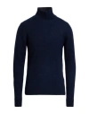 Lardini Man Turtleneck Midnight Blue Size Xl Alpaca Wool, Nylon, Wool