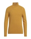 Lardini Man Turtleneck Mustard Size Xxl Acrylic, Alpaca Wool, Wool In Yellow